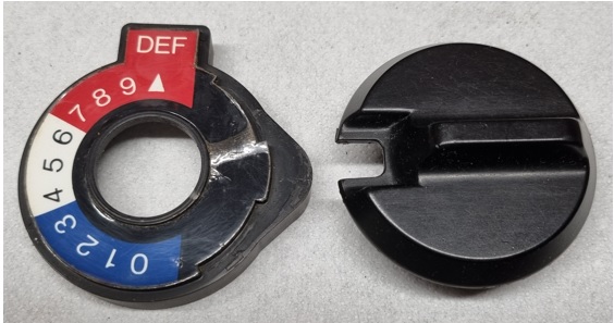 Bouton réglage chauffage