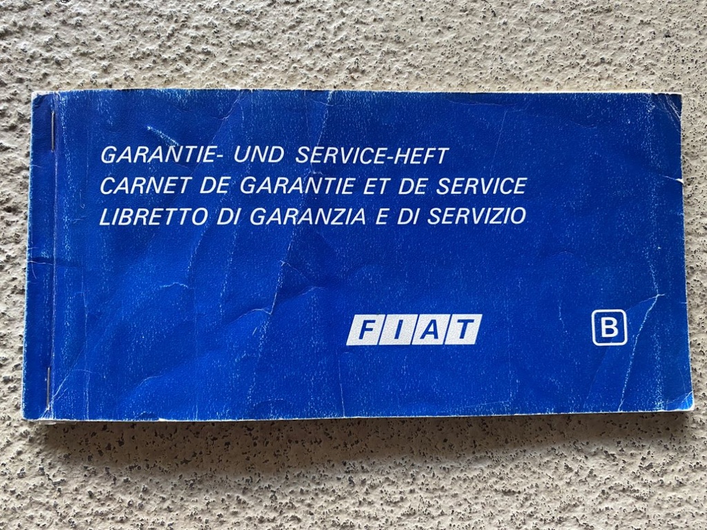  Europa (Carnet de service original )