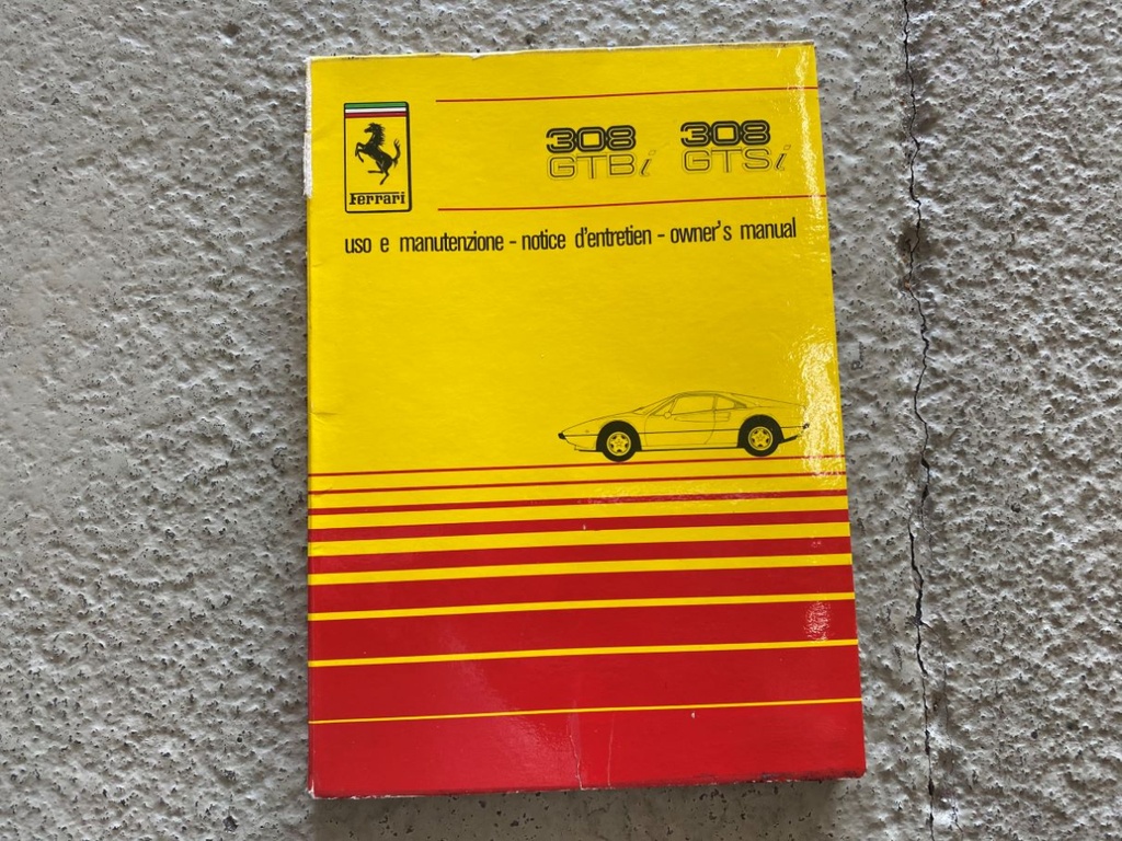 Instruction Book, (Manuel d'utilisation ) Original