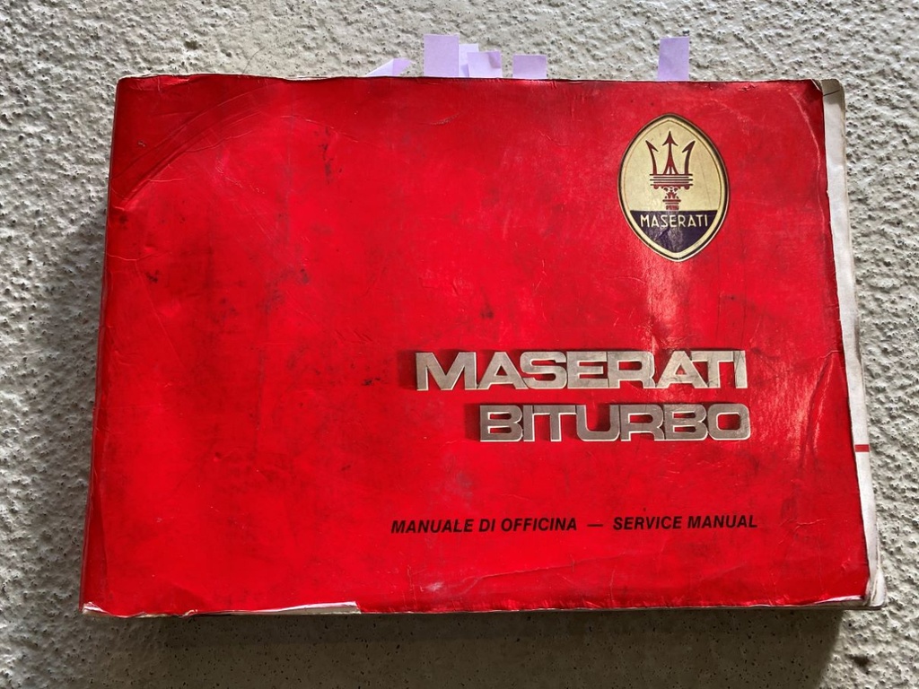  Instruction Book, (Manuel atelier ) Original