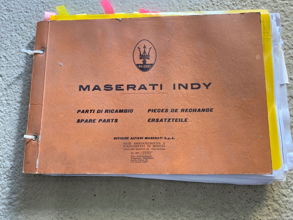  Service Book Manuel Parts (Piece de rechange ) Original