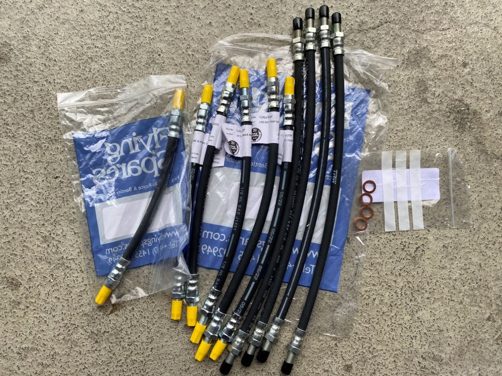  Kit flexible de tuyau de frein à conduite à gauche (10 pieces + joints)