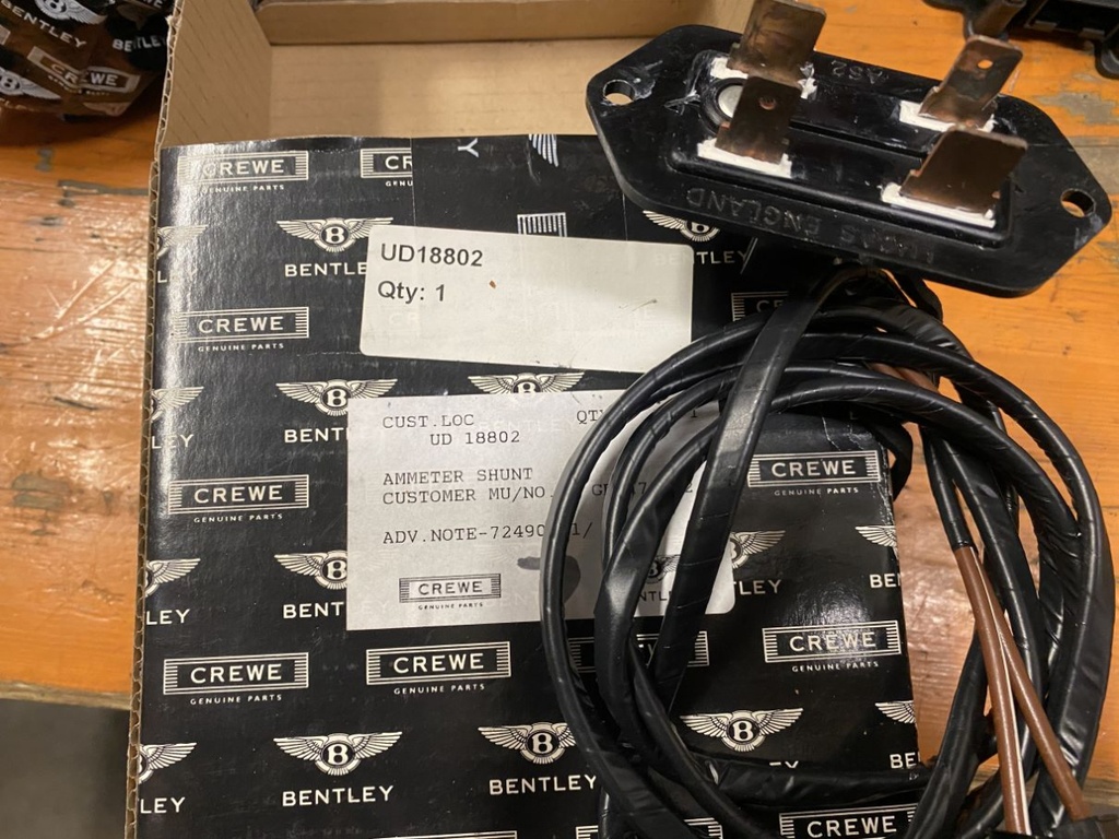 Shunt et la jauge de l'ampèremètre 