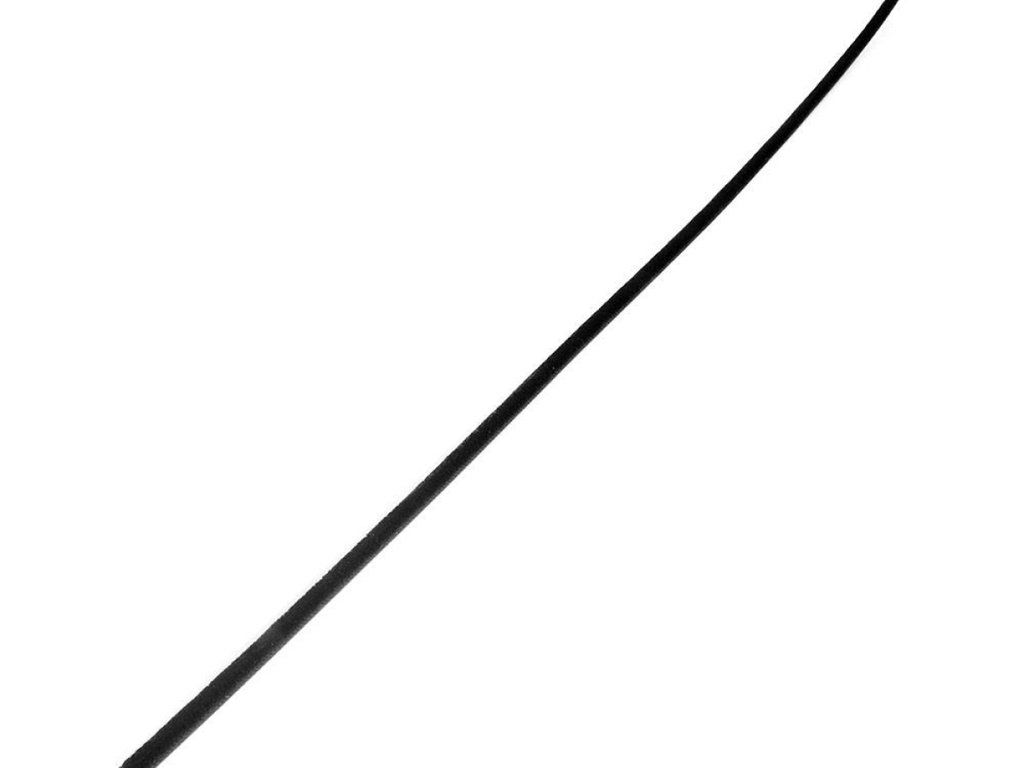 Joint de feutre sur la bande d'aluminium " lèche vitre " portes avant 