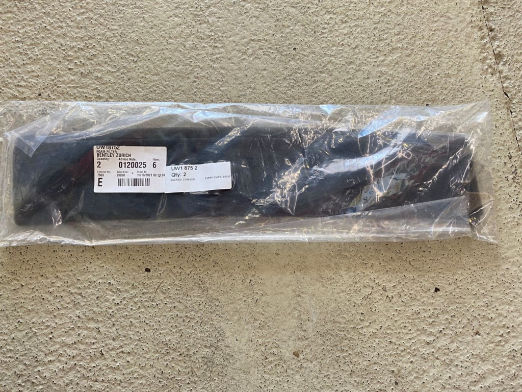 Filtre d'admission d'air (pollen) 