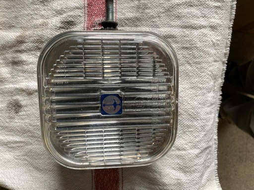 Verre antibrouillard et réflecteur avec support Carello 