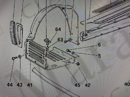 Grille pare-choc LH