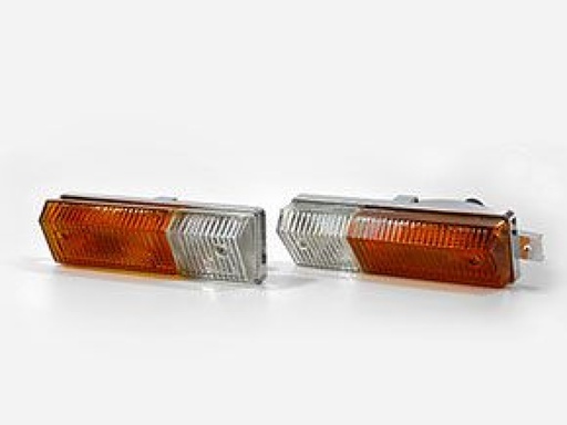 Indicateur avant RH / LH et lampe latérale avec lentille orange / transparente 