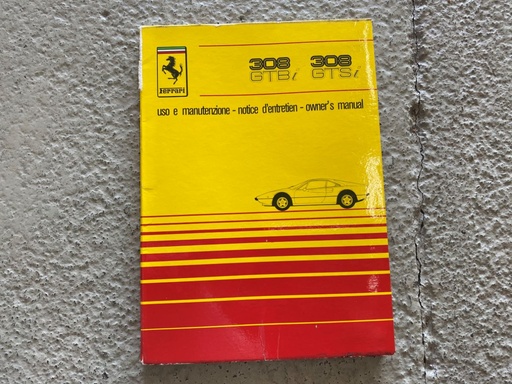 Instruction Book, (Manuel d'utilisation ) Original