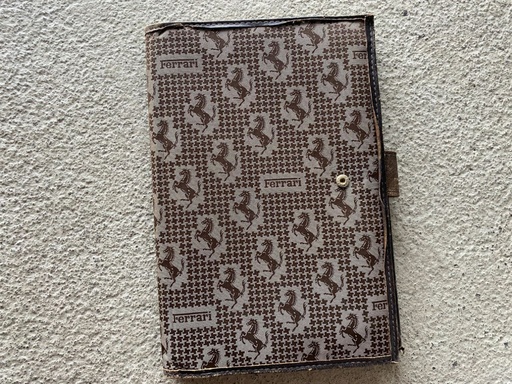 Pochette Porte-Documents Ferrari d'époque