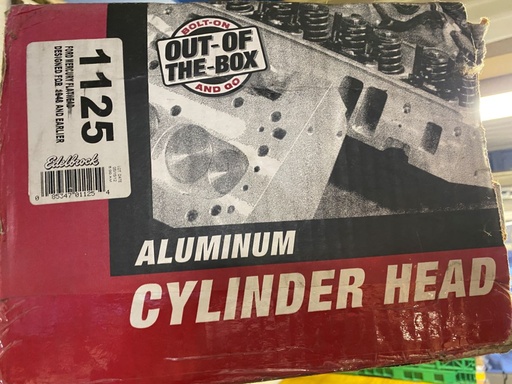 Culasses à tête plate Edelbrock 1125 
