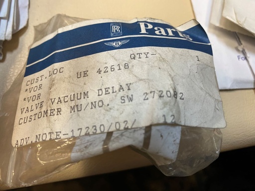 Vide de soupape à retard pour carburateur Solex ( Valve vacum )