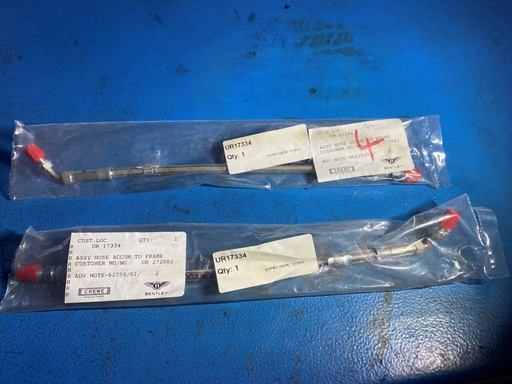 Tuyau tressé en acier haute pression de l'accumulateur de frein avant 